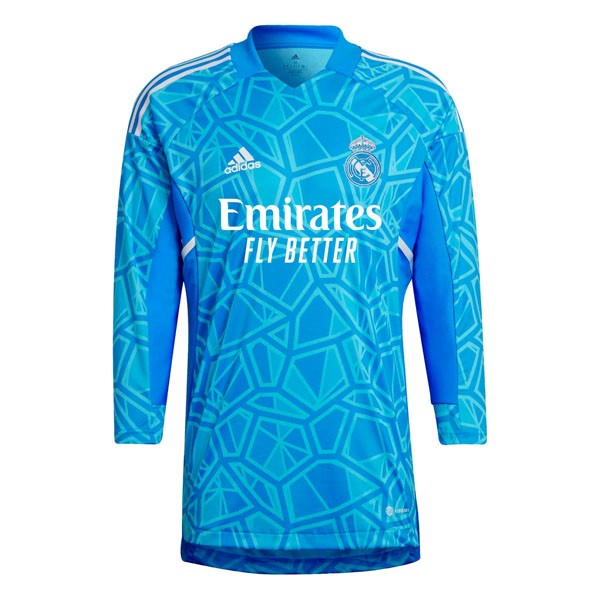 Tailandia Camiseta Real Madrid Portero ML 2022 2023 Azul